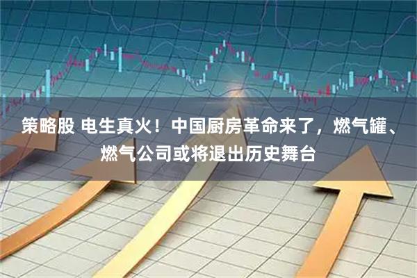 策略股 电生真火！中国厨房革命来了，燃气罐、燃气公司或将退出历史舞台