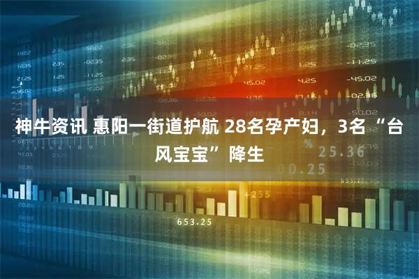 神牛资讯 惠阳一街道护航 28名孕产妇，3名 “台风宝宝” 降生