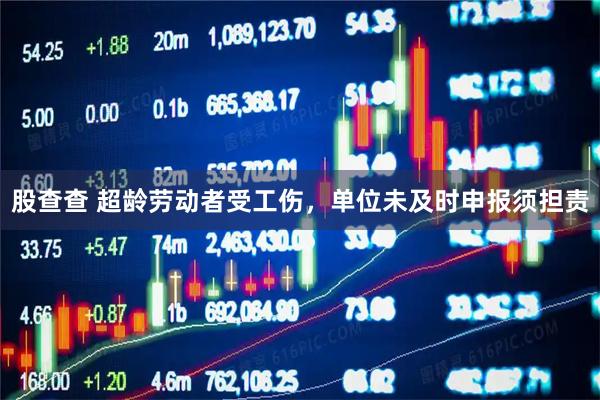 股查查 超龄劳动者受工伤，单位未及时申报须担责