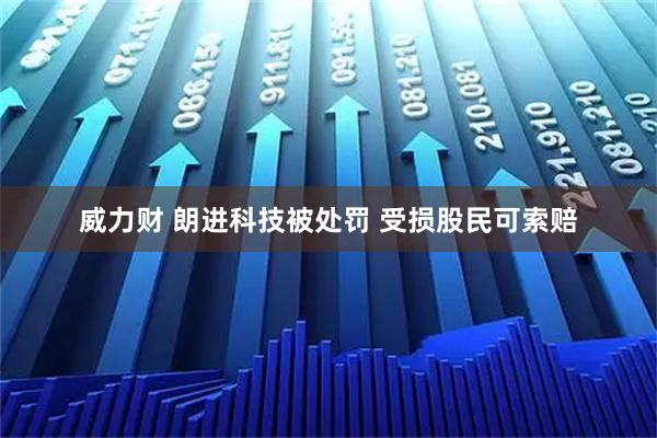 威力财 朗进科技被处罚 受损股民可索赔