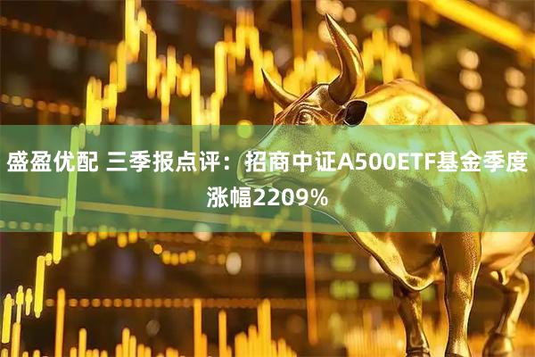 盛盈优配 三季报点评：招商中证A500ETF基金季度涨幅2209%