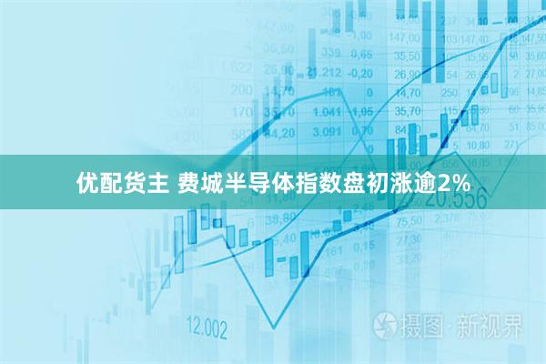 优配货主 费城半导体指数盘初涨逾2%
