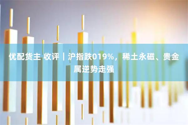优配货主 收评｜沪指跌019%，稀土永磁、贵金属逆势走强